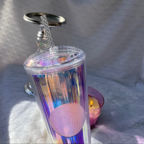 SOLD- Starbucks iridescent tumbler, Summer 2020 - Picture 5 of 16